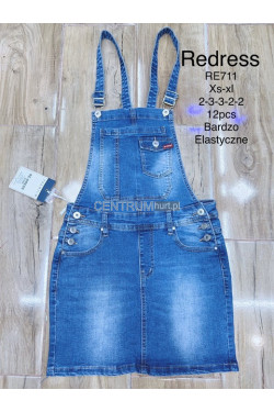 Ogrodniczki jeansowe damskie (XS-XL) RE711