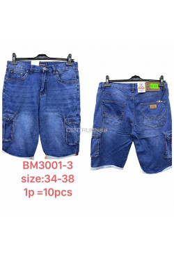Spodenki jeansowe męskie (34-38) B3001-3