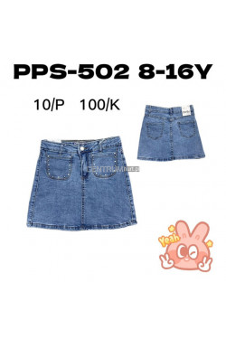 Spódnica jeansowa dziewczęca (8-16) PPS-502