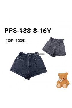 Szorty jeansowe dziewczęce (8-16) PPS-488