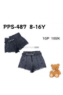 Szorty jeansowe dziewczęce (8-16) PPS-487