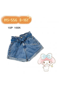 Szorty jeansowe dziewczęce (8-16) PPS-556