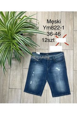 Spodenki jeansowe męskie (36-46) Ym822-1