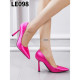 Szpilki damskie LE098 fushia