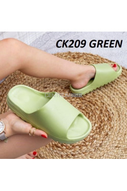 Klapki damskie CK209 green