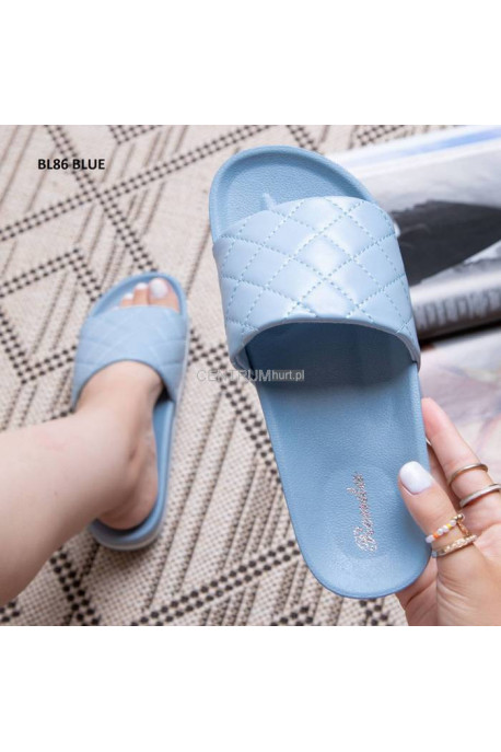 Klapki damskie BL86 blue