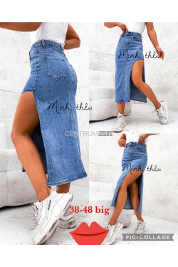 Spódnica jeansowa damska (38-48) A1510
