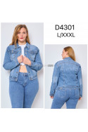 Kurtka jeansowa damska (L-3XL) 1