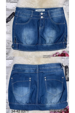 Spódnica jeansowa damska (34-42) A1554