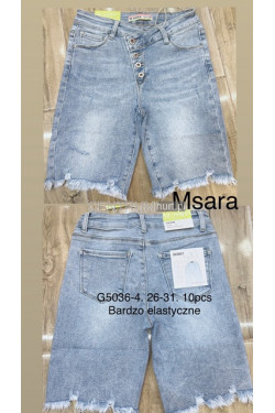 Spodenki jeansowe damskie (26-31) G5036-4