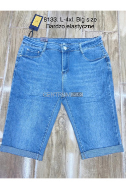 Spodenki jeansowe damskie (L-4XL) 8133