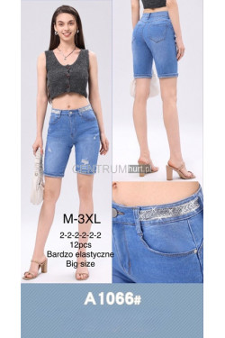 Spodenki jeansowe damskie (M-3XL) A1066