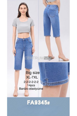 Spodenki jeansowe damskie (XL-7XL) FA9345