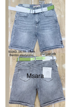 Spodenki jeansowe damskie (26-32) 5026D