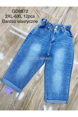 Rybaczki jeansowe damskie (2-6XL) GD8872