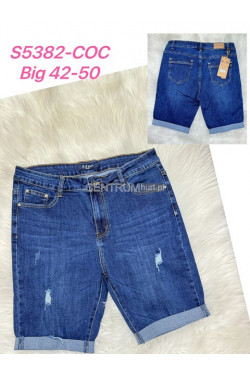 Spodenki jeansowe damskie (42-50) S5382-COC