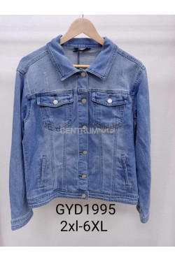 Kurtka jeansowa damska (2XL-6XL) GYD1995