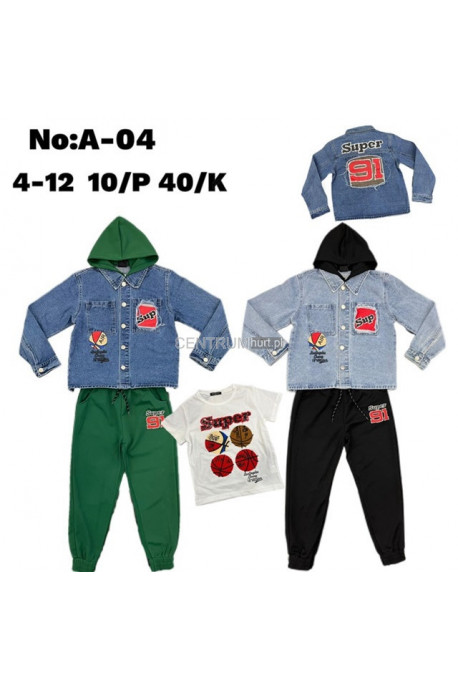 Komplet chłopięcy (4-12) A-0