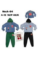Komplet chłopięcy (4-12) A-0