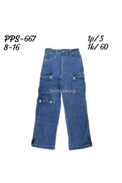 Jeansy dziewczęce (8-16) PPS-667