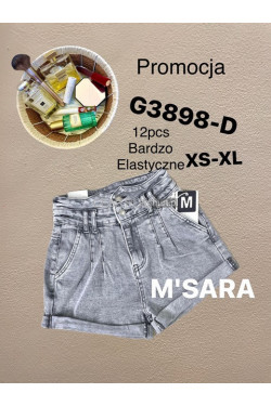 Szorty jeansowe damskie (XS-XL) G3898-D