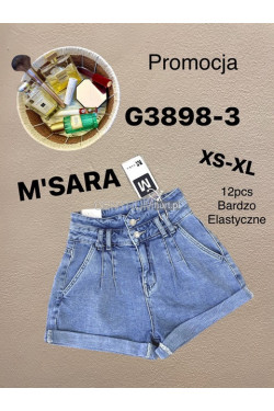 Szorty jeansowe damskie (XS-XL) G3898-3