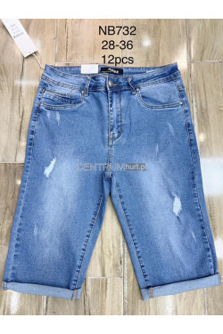 Rybaczki jeansowe damskie (28-37) NB732