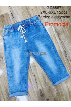 Rybaczki jeansowe damskie (2XL-6XL) GD8867