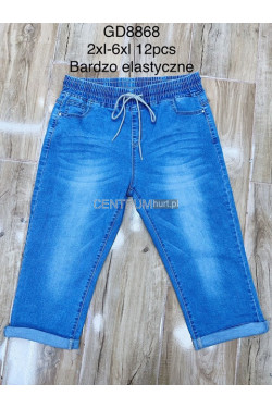 Rybaczki jeansowe damskie (2XL-6XL) GD8368