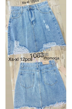 Spódnica jeansowa damska (XS-XL) 1083