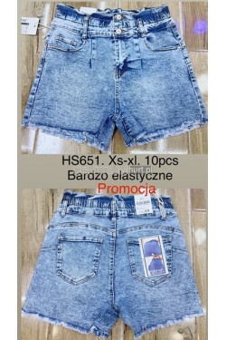 Szorty jeansowe damskie (XS-XL) HS651