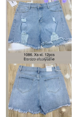 Szorty jeansowe damskie (XS-XL) 1086