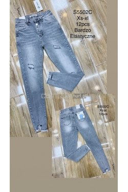 Jeansy damskie (XS-XL) S5502C