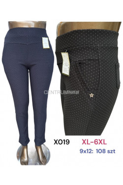Spodnie damskie (XL-6XL) X019