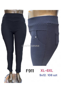 Spodnie damskie (XL-6XL) F911
