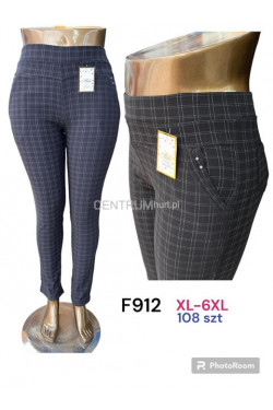 Spodnie damskie (XL-6XL) F912