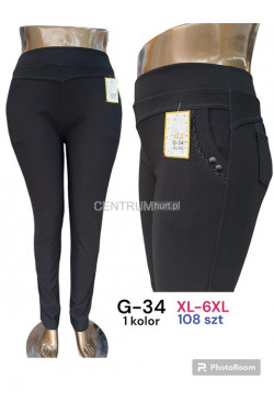 Spodnie damskie (XL-6XL) G-34