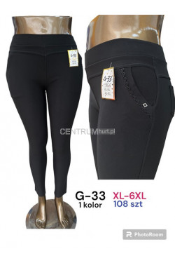 Spodnie damskie (XL-6XL) G-33