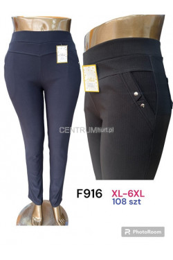 Spodnie damskie (XL-6XL) F916