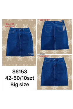 Spoódnica jeansowa damska (42-50) S6153