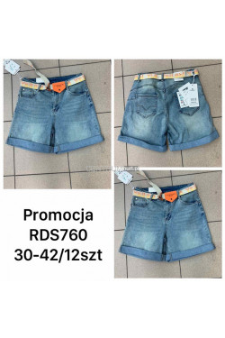 Szorty jeansowe damskie (30-42) RDS760