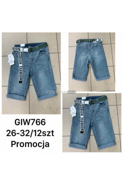 Spodenki jeansowe damskie (26-32) GIW766