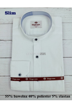 Koszula męska długi rękaw SLIM Turecka (M-2XL) B1012
