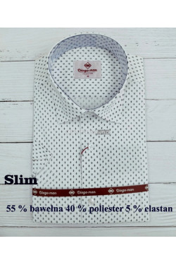 Koszula męska długi rękaw SLIM Turecka (M-3XL) B1053