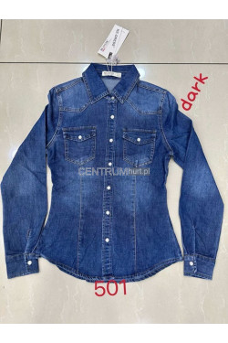 Koszula jeansowa damska (L-4XL) 501