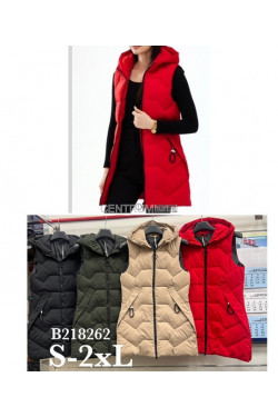 kurtki kamizelki damskie (S-2XL) 8262