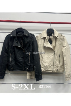 Kurtki skórzane damskie (S-2XL) 21166