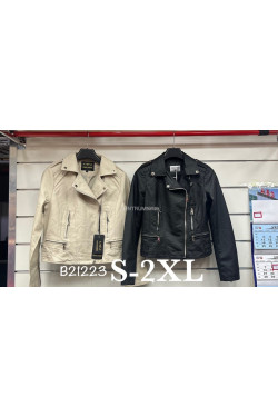 Kurtki skórzane damskie (S-2XL) 21223