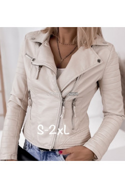 Kurtki skórzane damskie (S-2XL) 8106