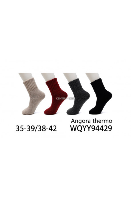 Skarpety damskie ocieplane angora (35-42) 2